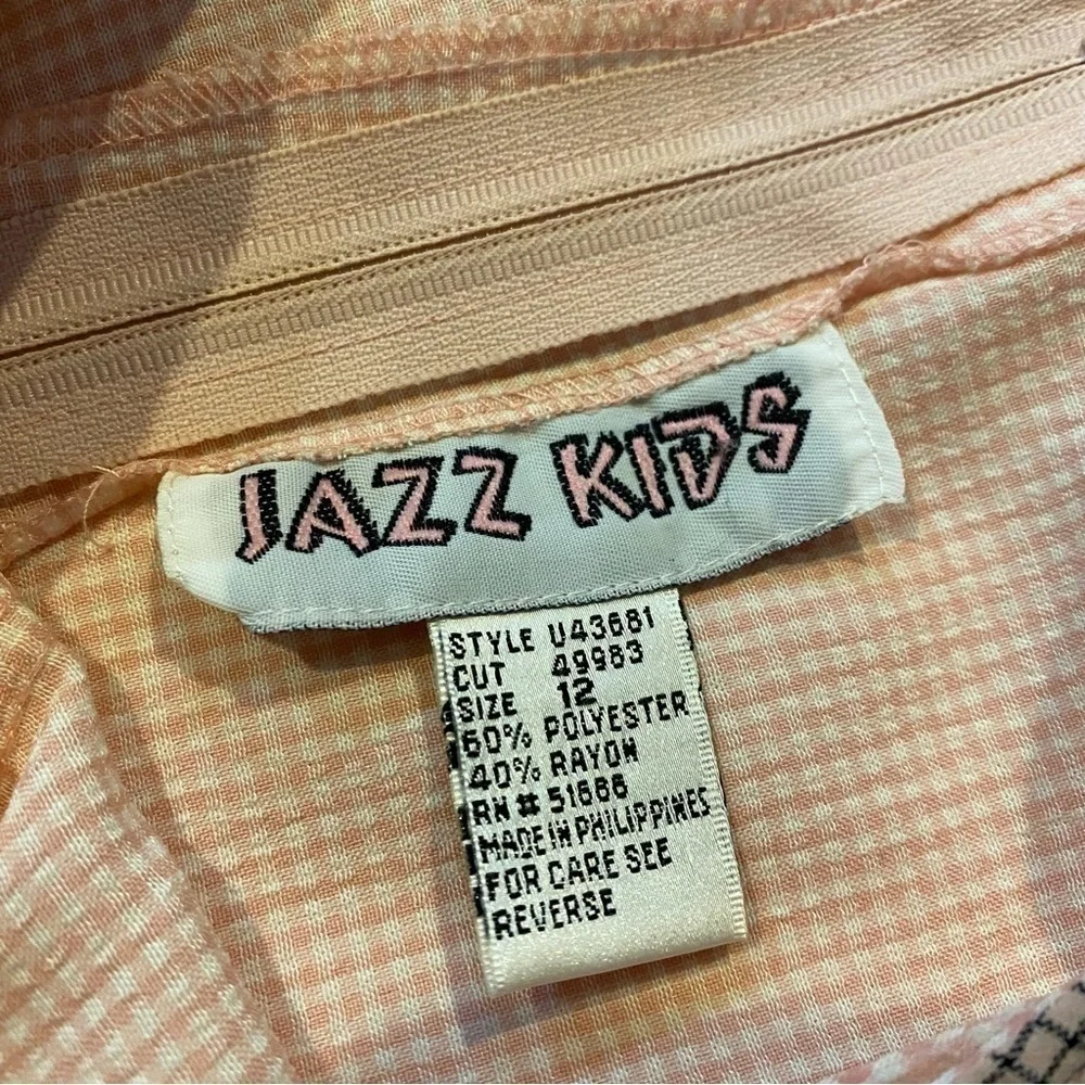 VINTAGE Checkered Culottes Jumpsuit